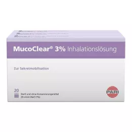 MUCOCLEAR 3-prosenttinen NaCl-inhalaatioliuos, 60X4 ml