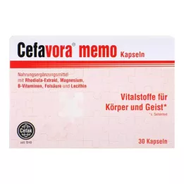 CEFAVORA memo pehmeät gelatiinikapselit, 30 kpl
