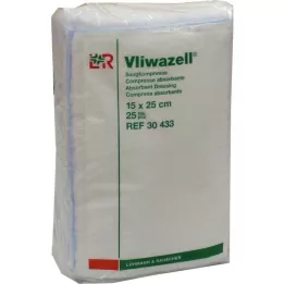 VLIWAZELL Imukompressit ei-steriilit 15x25 cm, 25 kpl