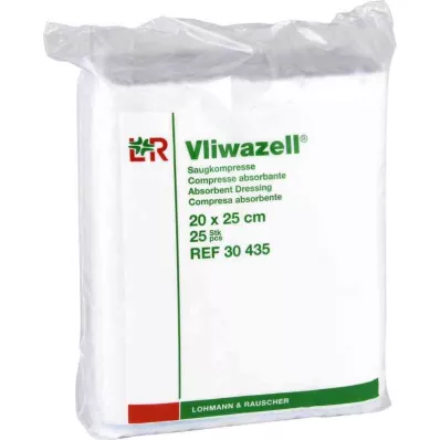 VLIWAZELL Imukompressit ei-steriilit 20x25 cm, 25 kpl