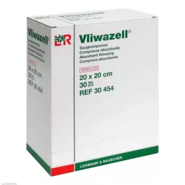 VLIWAZELL Imukompressit steriilit 20x20 cm, 30 kpl