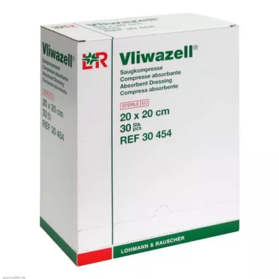 VLIWAZELL Imukompressit steriilit 20x20 cm, 30 kpl