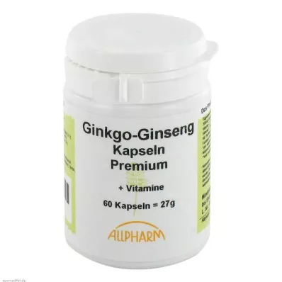 GINKGO+GINSENG Premium-kapselit, 60 kpl GINKGO+GINSENG Premium-kapselit, 60 kpl