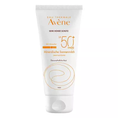 AVENE Aurinkomaito SPF 50+ mineraali, 100 ml AVENE Aurinkomaito SPF 50+ mineraali, 100 ml