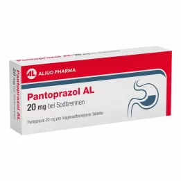 PANTOPRAZOL AL 20 mg närästykseen enteropäällysteiset tabletit, 7 kpl