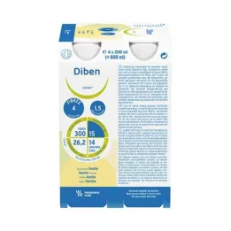 DIBEN DRINK Vanilja 1,5 kcal/ml, 4X200 ml
