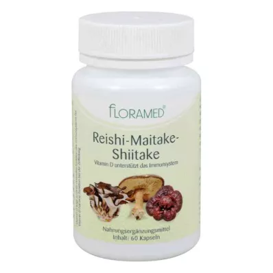 REISHI-MAITAKE-Shitake-kapselit terveille soluille, 60 kpl REISHI-MAITAKE-Shitake-kapselit terveille soluille, 60 kpl