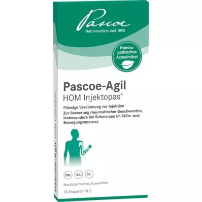PASCOE-Agil HOM Injektopas-ampullit, 10X2 ml