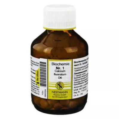 BIOCHEMIE 1 Calcium fluoratum D 6 tablettia, 400 kpl