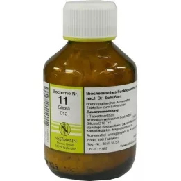 BIOCHEMIE 11 Silicea D 12 tablettia, 400 kpl