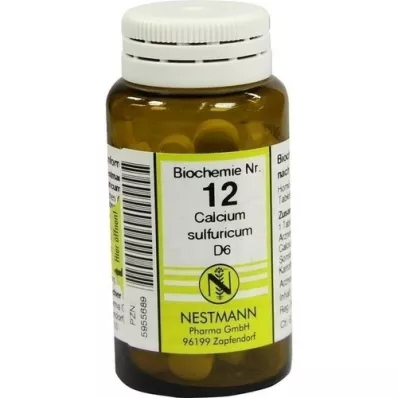 BIOCHEMIE 12 Calcium sulphuricum D 6 tablettia, 100 kpl