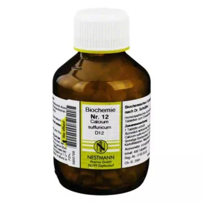 BIOCHEMIE Calcium sulphuricum D 12 tablettia, 400 kpl