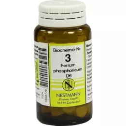 BIOCHEMIE 3 Ferrum phosphoricum D 6 tablettia, 100 kpl