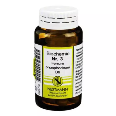BIOCHEMIE 3 Ferrum phosphoricum D 6 tablettia, 100 kpl