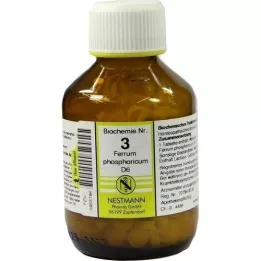 BIOCHEMIE 3 Ferrum phosphoricum D 6 tablettia, 400 kpl