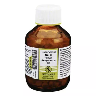 BIOCHEMIE 3 Ferrum phosphoricum D 6 tablettia, 400 kpl