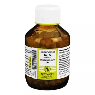 BIOCHEMIE 5 Kalium phosphoricum D 6 tablettia, 400 kpl