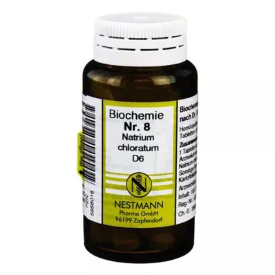 BIOCHEMIE 8 Natrium chloratum D 6 tablettia, 100 kpl BIOCHEMIE 8 Natrium chloratum D 6 tablettia, 100 kpl