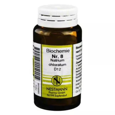 BIOCHEMIE 8 Natrium chloratum D 12 tablettia, 100 kpl BIOCHEMIE 8 Natrium chloratum D 12 tablettia, 100 kpl