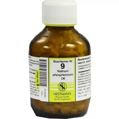 BIOCHEMIE 9 Natrium phosphoricum D 6 tablettia, 400 kpl