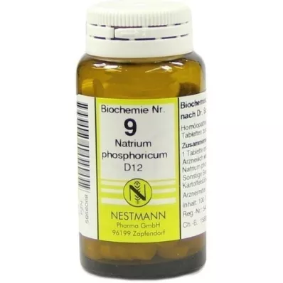 BIOCHEMIE 9 Natrium phosphoricum D 12 tablettia, 100 kpl