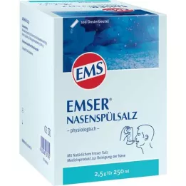 EMSER Fysiologinen nenähuuhtelusuolapussi, 100 kpl