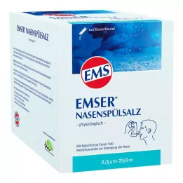 EMSER Fysiologinen nenähuuhtelusuolapussi, 100 kpl
