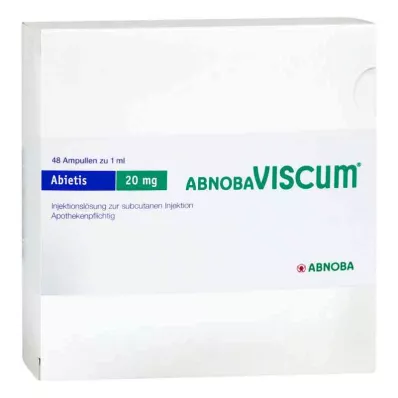 ABNOBAVISCUM Abietis 20 mg -ampullit, 48 kpl ABNOBAVISCUM Abietis 20 mg -ampullit, 48 kpl