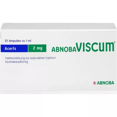 ABNOBAVISCUM Aceris 2 mg -ampullit, 21 kpl