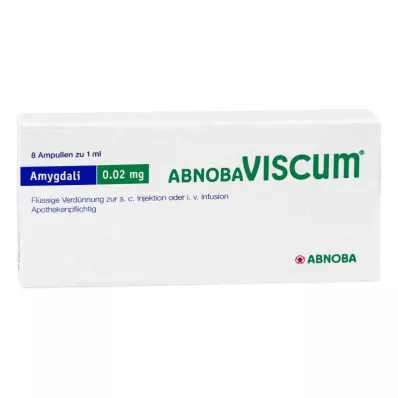 ABNOBAVISCUM Amygdali 0,02 mg ampullit, 8 kpl ABNOBAVISCUM Amygdali 0,02 mg ampullit, 8 kpl