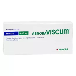 ABNOBAVISCUM Betulae 0,02 mg ampullit, 8 kpl