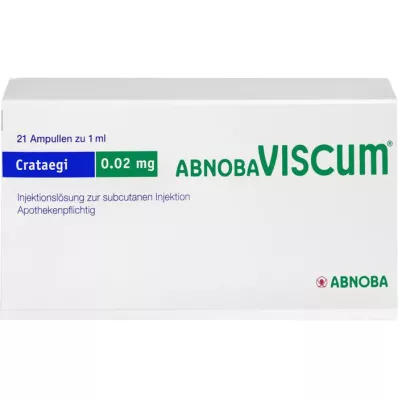 ABNOBAVISCUM Crataegi 0,02 mg ampullit, 21 kpl