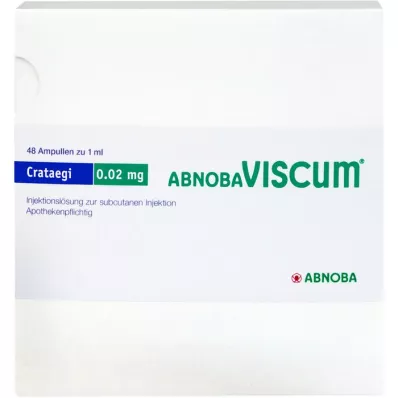 ABNOBAVISCUM Crataegi 0,02 mg ampullit, 48 kpl