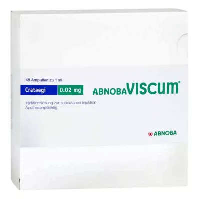 ABNOBAVISCUM Crataegi 0,02 mg ampullit, 48 kpl ABNOBAVISCUM Crataegi 0,02 mg ampullit, 48 kpl