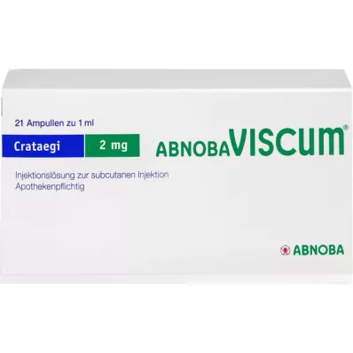 ABNOBAVISCUM Crataegi 2 mg ampullit, 21 kpl