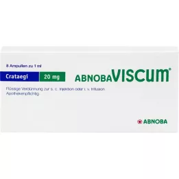 ABNOBAVISCUM Crataegi 20 mg ampullit, 8 kpl