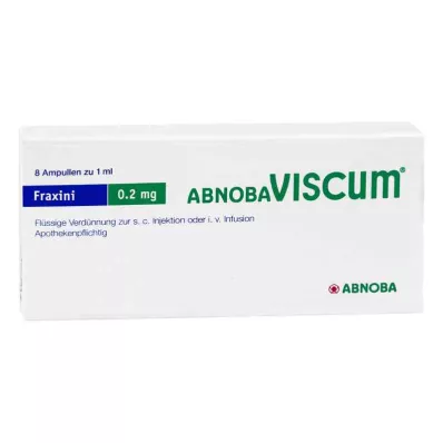 ABNOBAVISCUM Fraxini 0,2 mg ampullit, 8 kpl ABNOBAVISCUM Fraxini 0,2 mg ampullit, 8 kpl