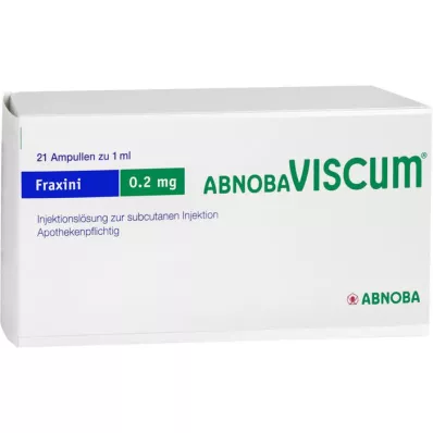 ABNOBAVISCUM Fraxini 0,2 mg:n ampullit, 21 kpl
