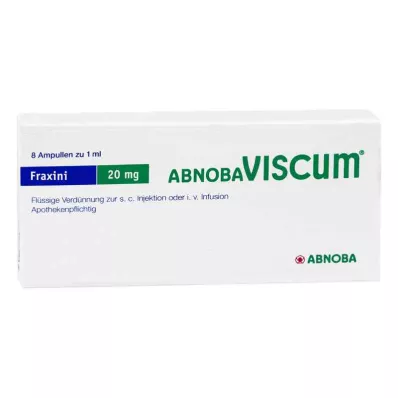ABNOBAVISCUM Fraxini 20 mg ampullit, 8 kpl