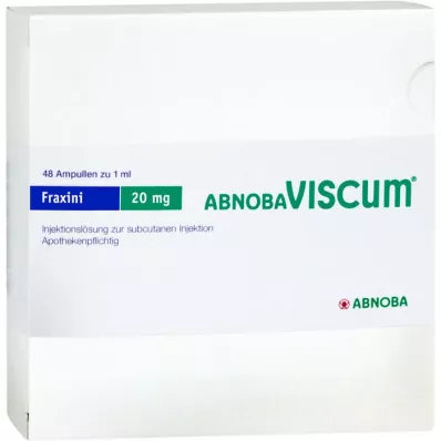ABNOBAVISCUM Fraxini 20 mg ampullit, 48 kpl