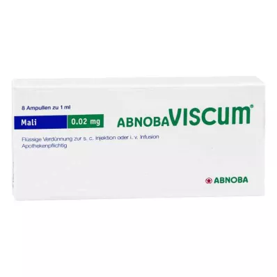 ABNOBAVISCUM Mali 0,02 mg ampullit, 8 kpl