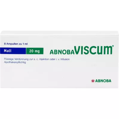 ABNOBAVISCUM Mali 20 mg ampullit, 8 kpl
