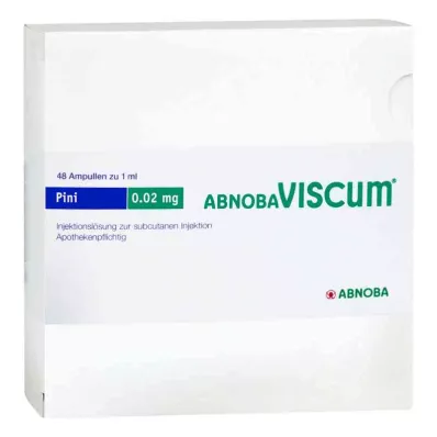 ABNOBAVISCUM Pini 0,02 mg ampullit, 48 kpl