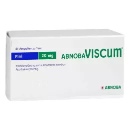ABNOBAVISCUM Pini 20 mg ampullit, 21 kpl