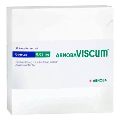 ABNOBAVISCUM Quercus 0,02 mg ampullit, 48 kpl