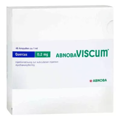ABNOBAVISCUM Quercus 0,2 mg ampullit, 48 kpl