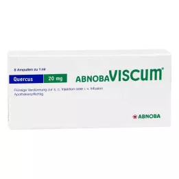 ABNOBAVISCUM Quercus 20 mg ampullit, 8 kpl