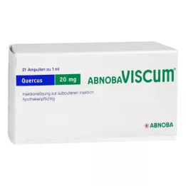ABNOBAVISCUM Quercus 20 mg ampullit, 21 kpl