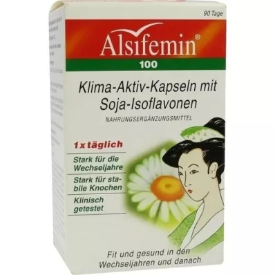 ALSIFEMIN 100 ilmasto-aktiivinen soijalla 1x1 kapselit, 90 kapselia