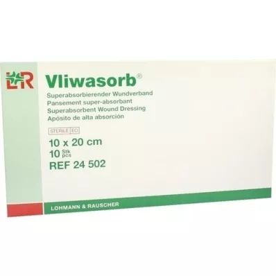 VLIWASORB superabsorb.absorb.comp.sterile 10x20 cm, 10 kpl